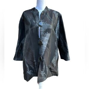 Caroline Rose Black and Silver Jacket